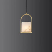 Alabaster Cylinder Pendant Light — image 28