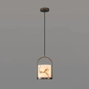 Alabaster Cylinder Pendant Light — image 27