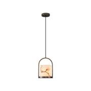 Alabaster Cylinder Pendant Light — image 30