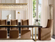 Marivena Crystal  Rectangular Chandelier 60”W