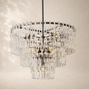 Marivena Crystal Tiered Round Chandelier 36