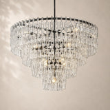 Marivena Crystal Tiered Round Chandelier 48