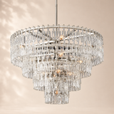 Marivena Crystal Tiered Round Chandelier 48