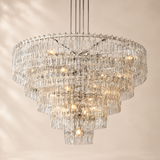 Marivena Crystal Tiered Round Chandelier 60