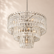 Marivena Crystal Tiered Round Chandelier 36