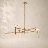 Melvane Alabaster Round Chandelier 45