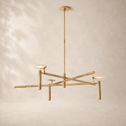 Melvane Alabaster Round Chandelier 45