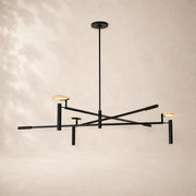 Melvane Alabaster Round Chandelier 60
