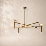 Melvane Alabaster Round Chandelier 60