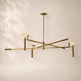Melvane Alabaster Round Chandelier 60