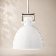 Macera Milk Glass Cloche Pendant 10