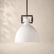 Macera Milk Glass Cloche Pendant 10