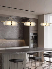 Mini Cylindrical Alabaster Pendant Light — image 5