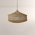 Liora Woven Antique Brass Cylinder Chandelier 36"D