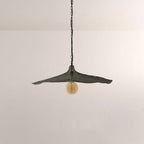 Liora Woven Black Wave Round Chandelier 36"D