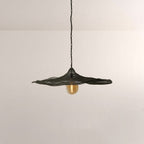 Liora Woven Black Wave Round Chandelier 36"D