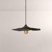 Liora Woven Black Wave Round Chandelier 36