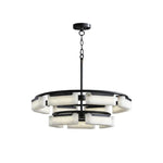 Modern Alabaster Fusion Chandelier — image 1