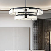 Modern Alabaster Fusion Chandelier — image 3