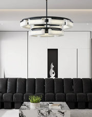 Modern Alabaster Fusion Chandelier — image 4