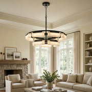 Modern Alabaster Fusion Chandelier — image 2