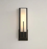 Modern Alabaster Cuboid Copper Wall Lamp