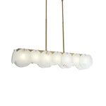 Modern Alabaster Linear Chandelier — image 1