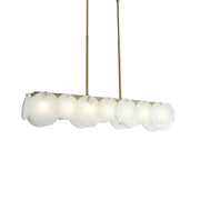Modern Alabaster Linear Chandelier — image 1