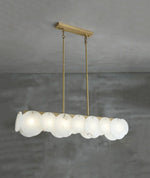 Modern Alabaster Linear Chandelier — image 11