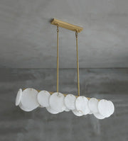 Modern Alabaster Linear Chandelier — image 12