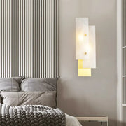 Modern Alabaster Rectangle Wall Lamp