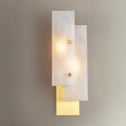 Modern Alabaster Rectangle Wall Lamp