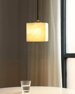 Alabaster Square Pendant Light — image 6
