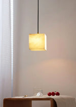 Alabaster Square Pendant Light — image 4