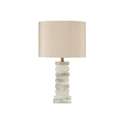 Modern Alabaster Stacked Table Lamp — image 1