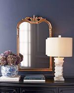 Modern Alabaster Stacked Table Lamp — image 6