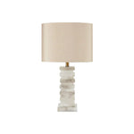 Modern Alabaster Stacked Table Lamp — image 13