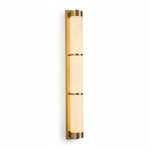 Cylindra Alabaster Brass Wall Light