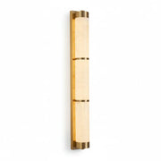 Cylindra Alabaster Brass Wall Light