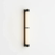 Cylindra Alabaster Brass Wall Light