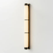 Cylindra Alabaster Brass Wall Light