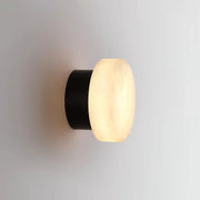 Domino A Cylindrical Alabaster Wall Light
