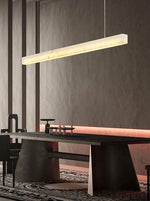 Modern Linear Alabaster Pendant Light — image 5