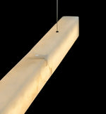 Modern Linear Alabaster Pendant Light — image 17