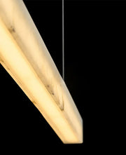 Modern Linear Alabaster Pendant Light — image 16