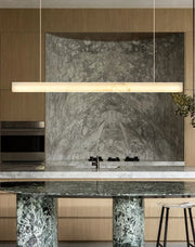 Modern Linear Alabaster Pendant Light — image 4