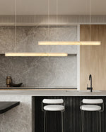 Modern Linear Alabaster Pendant Light — image 11