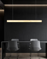 Modern Linear Alabaster Pendant Light — image 7