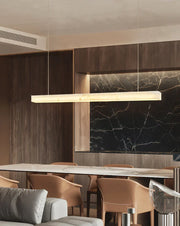 Modern Linear Alabaster Pendant Light — image 13