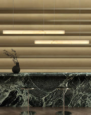 Modern Linear Alabaster Pendant Light — image 10